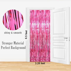 Decorative Foil Fringe Curtain For Birthday Party Decoration