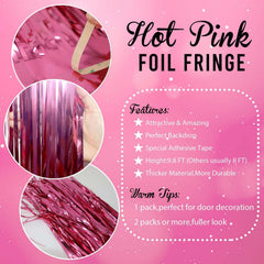 Decorative Foil Fringe Curtain For Birthday Party Decoration