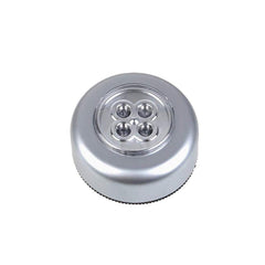 1716 4 Led Battery-powered Wireless Night Light Stick Tap Touch Lamp Stick-on Push Light For Closets Cabinets Counters Or Utility Rooms Cordless Touch Light