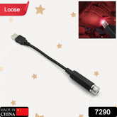 7290 Multipurpose Laser Light Light Galaxy Night Sky Ambiance Laser Micro Projector Atmosphere Ambient Roof Usb Light Car Ceiling Bedroom For Party (1 Pc)