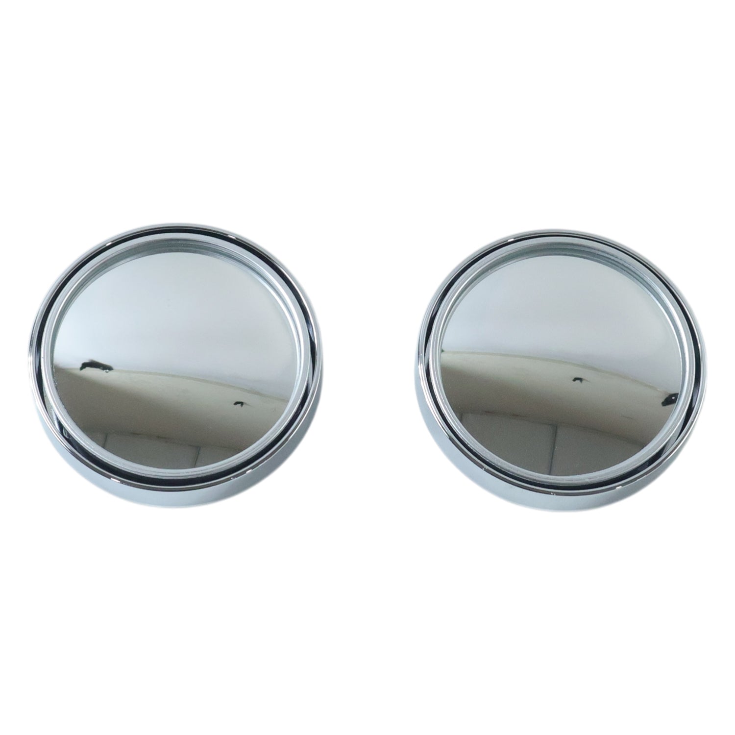 Car Blind-spot Side Mirror Silver Frame - (2 Pc  Set)