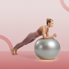 7428 Heavy Duty Gym Ball Non-slip Stability Ball With Foot Pump For Total Body Fitness