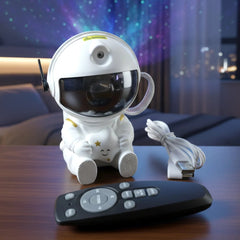 Premium Astronaut Galaxy Projector Night Light With Remote Control