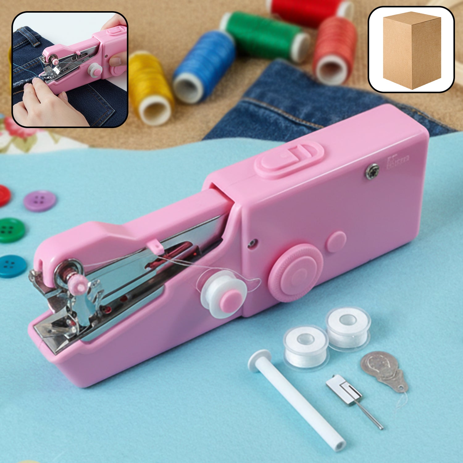15+ Sewing Machine Handheld Portable Handheld Sewing Machine (1 Set) – Hellboy